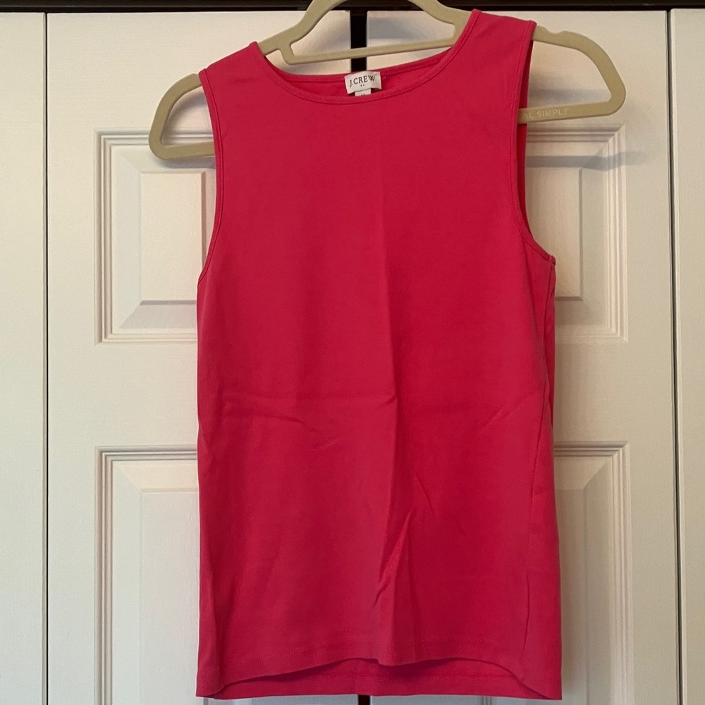 J. Crew Vibrant Pink Tank Top